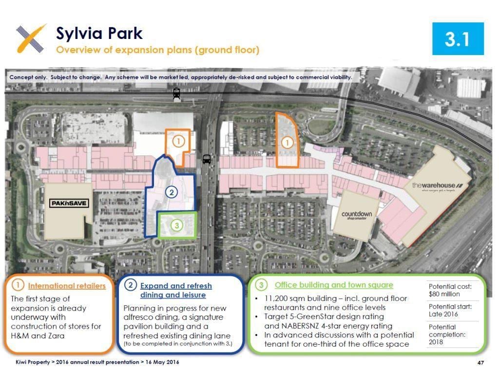 Sylvia Auckland park kaart