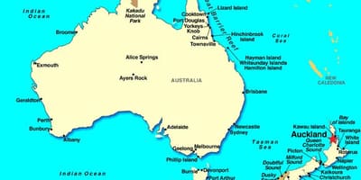 Auckland in die wêreld kaart